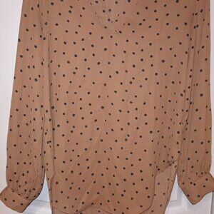 Polka dot dress shirt